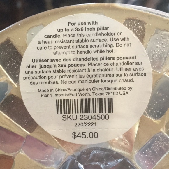 Set of 2 Candle holders - Picture 5 of 9